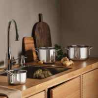 Eva Trio Grydesæt Rustfrit stål 1,1+2,2+3,6l